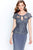 Montage by Mon Cheri - 120910 Embroidered Jersey Sheath Dress Mother of the Bride Dresses