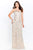 Montage by Mon Cheri - 120920 Embroidered Lace Sheath Dress Prom Dresses 4 / Champagne