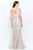 Montage by Mon Cheri - 120921W Embroidered V-Neck Trumpet Dress Prom Dresses