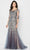 Montage by Mon Cheri 122901W - Lace Scoop Neck Evening Gown Evening Dresses