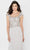 Montage by Mon Cheri 122905W - Cap Sleeve Floral Chiffon Dress Evening Dresses