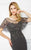 Montage by Mon Cheri - 217947 Sheer Embellished Capelet Bateau Gown Evening Dresses