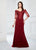 Montage by Mon Cheri - 218905W Sheer Beaded Off-Shoulder Evening Dress Special Occasion Dress