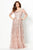 Montage by Mon Cheri - 219976W Embroidered Illusion Bateau A-line Gown Mother of the Bride Dresses