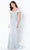 Montage by Mon Cheri - 220932 V-Neck Evening Dress Evening Dresses 4 / Ice Gray