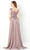 Montage by Mon Cheri - 220940 Cap Sleeve Appliqued A-Line Dress Evening Dresses