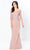 Montage by Mon Cheri - 220942 Beaded Quarter-Length Dress Evening Dresses 4 / English Rose