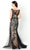 Montage by Mon Cheri - 220943 Embroidered Sleeveless Formal Dress - 2 pc Black/Silver/Nude In Size 14 and 18 Available CCSALE