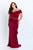 Montage by Mon Cheri - 221976 Peplum Sheath Evening Dress Evening Dresses 4 / Bordeaux