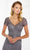 Montage by Mon Cheri - Lace Chiffon A-line Dress 118976W - 1 pc Bronze In Size 16W Available CCSALE 16W / Bronze