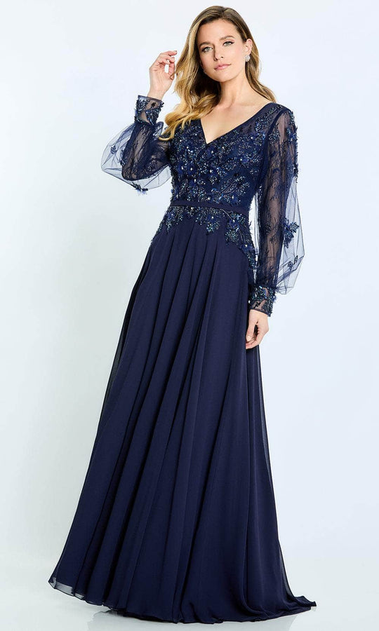Montage by Mon Cheri M505 - Long Sleeve A-line Long Dress