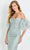 Montage by Mon Cheri M525 - Detachable Feathered Sleeve Strapless Evening Dress Prom Dresses