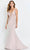 Montage by Mon Cheri M528 - Appliqued V-Neck Mermaid Prom Gown Prom Dresses 4 / Foundation