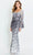 Montage by Mon Cheri M530 - Ombre Laced Formal Gown Mother of the Bride Dresses 4 / Gray Ombre