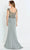 Montage by Mon Cheri M532 - Cap Sleeve Evening Gown with Slit Evening Dresses