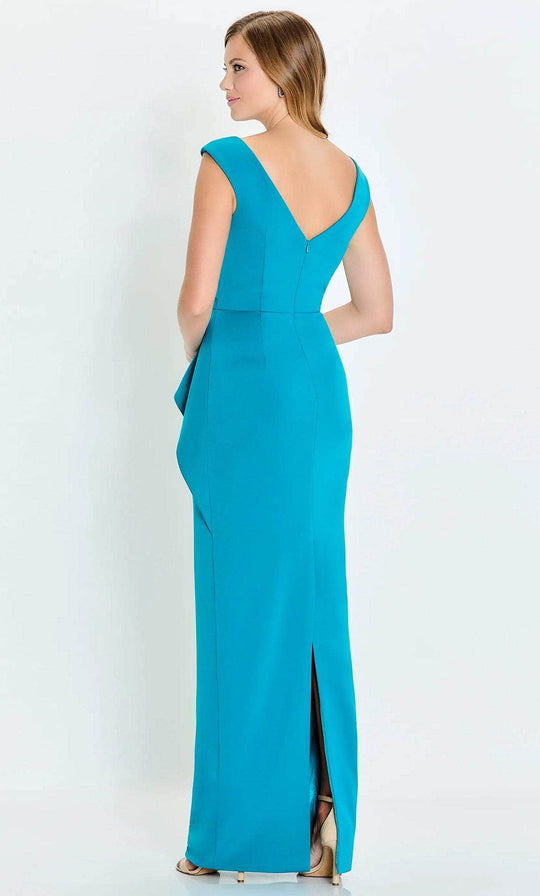 Montage by Mon Cheri M537 Peplum Cap Sleeve Dress