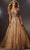 Mori Lee 48017 - Sleeveless Beaded Ballgown Ball Gowns 00 / Gold