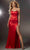 Mori Lee 48019 - Scoop Neck Corset Prom Gown Evening Dresses 00 / Red
