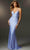 Mori Lee 48020 - Deep V-Neck Beaded Prom Gown Evening Dresses 00 / Very Peri