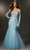 Mori Lee 48052 - Embroidered Strapless Prom Dress Prom Dresses 00 / Light Blue