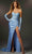 Mori Lee 48054 - Strapless Corset Bodice Prom Dress Evening Dresses 00 / Light Blue