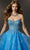 Mori Lee 48058 - Strapless Floral Beaded Ballgown Ball Gowns