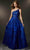 Mori Lee 48060 - Asymmetrical Beaded Prom Gown Prom Dresses 00 / Royal