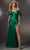 Mori Lee 48062 - Feathered Sleeve Sweetheart Prom Gown Prom Dresses 00 / Green