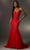 Mori Lee 48072 - Tulle Skirt Prom Dress Evening Dresses 00 / Ruby Red
