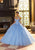 Mori Lee 60155 - Thin Strapped Floral Appliqued Ballgown Special Occasion Dress