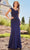 Mori Lee 72504 - Cap Sleeve Embellished Bodice Evening Dress Evening Dresses 00 / Navy