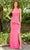 Mori Lee 72515 - One Sleeve Peplum Prom Dress Prom Dresses 00 / Fuchsia