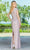 Mori Lee 72523 - Sheath Skirt Evening Dress In Beige