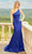 Mori Lee 72526 - Asymmetrical Bodice Prom Gown Prom Dresses 00 / Sapphire