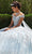 Mori Lee - 89302 Off Shoulder Rhinestone Beaded Glitter Net Ballgown Quinceanera Dresses