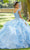 Mori Lee - 89303 Floral Applique Glitter Tulle Ballgown Quinceanera Dresses