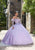 Mori Lee 89334 - Arm Sleeved Feathered Crystal Ballgown Special Occasion Dress