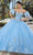 Mori Lee 89354 - Appliqued Sweetheart Quinceañera Dress Prom Dresses 00 / French Blue