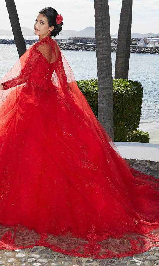 Mori Lee 89367 - Sparkle Tulle Cape