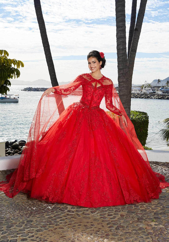 Mori Lee 89367 - Sparkle Tulle Cape