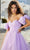 Mori Lee 9592 - Glitter Bow Sleeves Cocktail Dress Cocktail Dresses