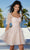 Mori Lee 9593 - Pouf Sleeve A-Line Cocktail Dress Cocktail Dresses