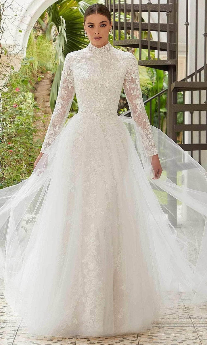 Mori Lee Bridal 30125 - Long Sleeve A-Line Wedding Dress – Couture Candy