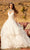 Mori Lee Bridal - 5776 Ravenna V-Neck Tiered Ruffle Wedding Ballgown Special Occasion Dress In White