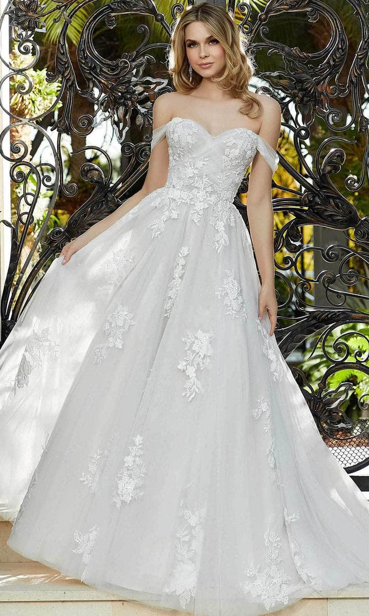 Mori Lee Bridal 5971 - Embellished Off-shoulder Wedding Dress – Couture ...