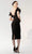 Nicole Bakti - 604 Illusion Neck Applique Sheath Dress Semi Formal