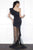 Nicole Bakti - 633 One Shoulder Sheer Sheath Dress Evening Dresses