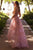 Nicole Bakti - 6774 Floral Lace Illusion Back High Low A-Line Gown Prom Dresses