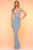 Nicole Bakti - 6804 Sleeveless Illusion Sheer Bodice Fitted Long Gown Evening Dresses