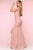 Nicole Bakti - 6829 Lace Appliqued Trumpet Dress with Slit Pageant Dresses